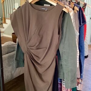 Theme Mocha Asymmetrical Dress